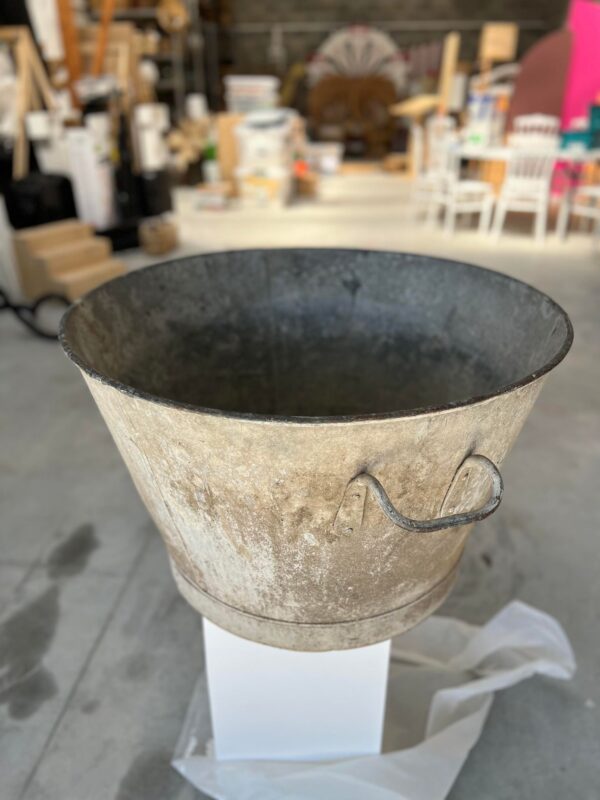 Bassine en zinc (Grande)