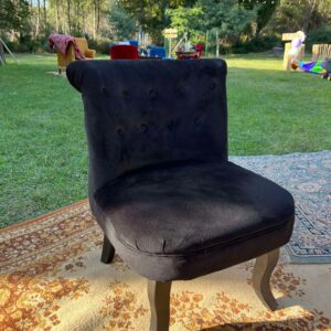 Fauteuil Crapaud Noir