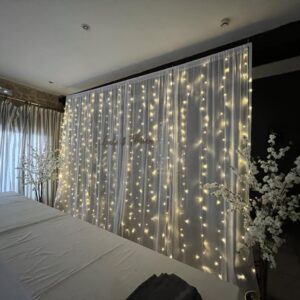 Fond voilage & Led