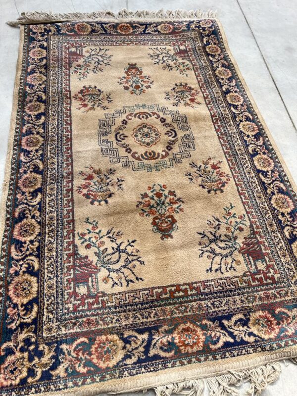 Tapis vintage Poussière de Rose (Petit)