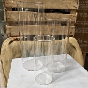 Lot vase transparent